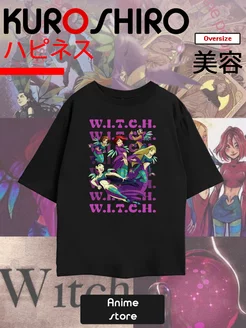 Футболка оверсайз чародейки witch Anime Аниме Kuroshiro 182657892 купить за 924 ₽ в интернет-магазине Wildberries