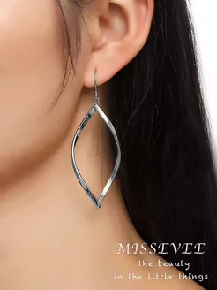 Серьги висячие кольца Missevee 182674170 купить за 110 ₽ в интернет-магазине Wildberries