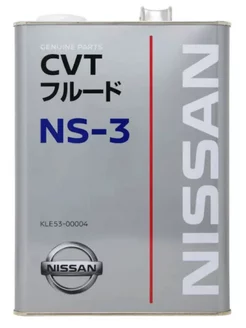 Трансмиссионное масло Nissan CVT NS3 4л Nissan 182680304 купить за 2 609 ₽ в интернет-магазине Wildberries