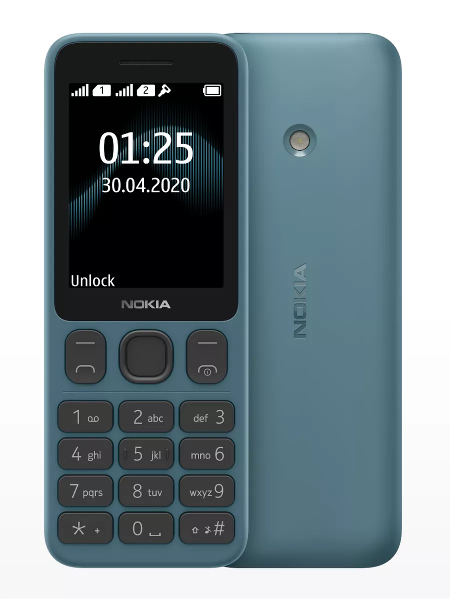 Мобильный телефон Nokia 125 DS синий Nokia 182755100 купить в  интернет-магазине Wildberries