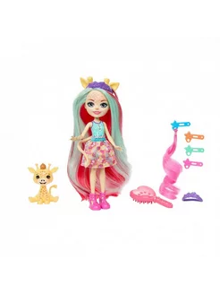 Кукла Enchantimals Жираф с питомцем Mattel 182772417 купить за 1 485 ₽ в интернет-магазине Wildberries