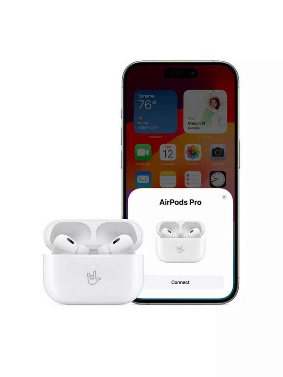 AirPods Pro 2 (2023) MagSafe Charging Case (USB-C) MTJV3 Apple 182794643  купить в интернет-магазине Wildberries