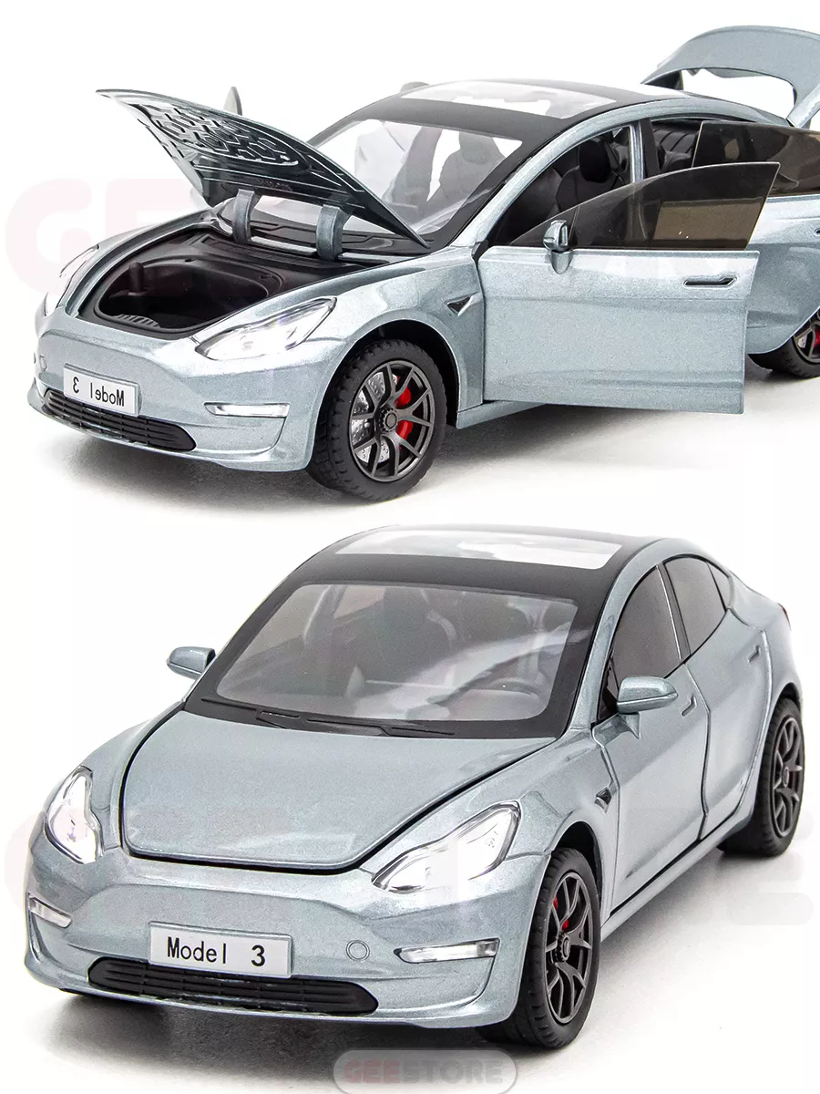 Diecast model 3 tesla on sale