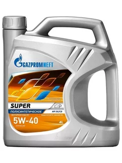 Gazpromneft Super 5W-40 4л. (253142137) Gazpromneft 182869954 купить за 1 310 ₽ в интернет-магазине Wildberries