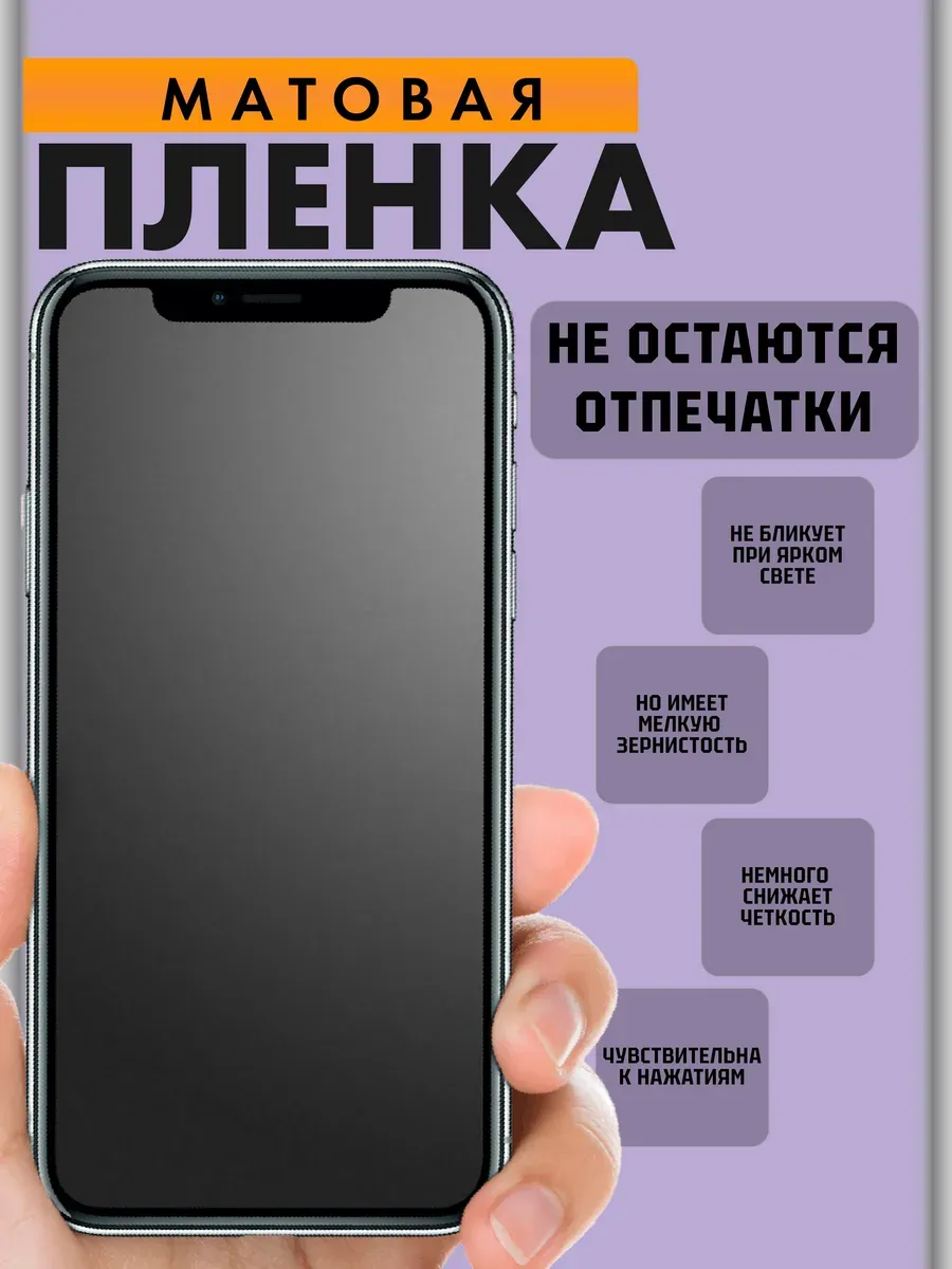 Матовая защитная плёнка iPhone 15 Pro Max ПРОglassNano 182938780 купить за  285 ₽ в интернет-магазине Wildberries