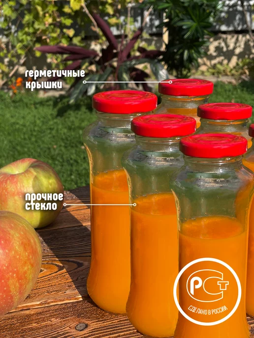 ecojar Бутылка стеклянная 250мл, 6шт, 250 мл, 6 шт, фото 2