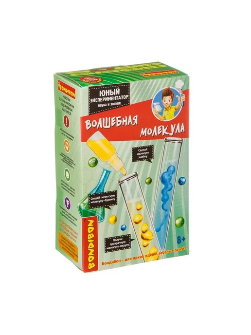 Bondibon Японские опыты. Волшебная молекула юный экспериментатор, фиолетовый, фото 2