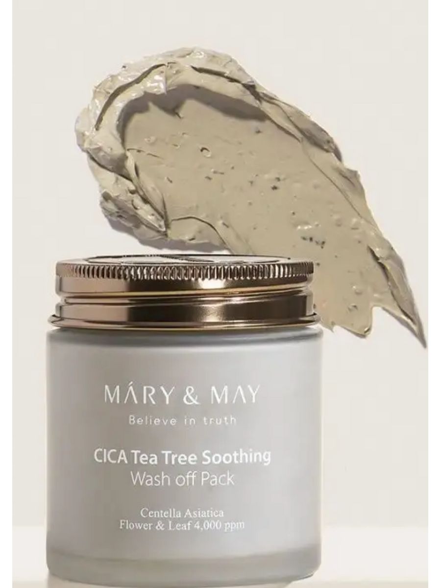 Mary may маски. Mary & May cica Tea Tree Soothing Wash off Pack 125g. Маска Mary May cica. Mary May корейская косметика. Корейская косметика Wash off Pack.