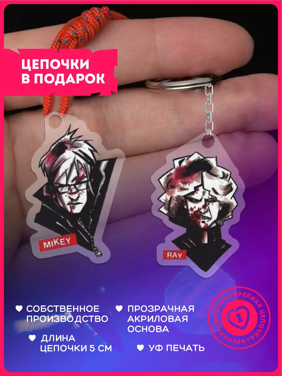 Акриловые брелки на ключи my chemical romance KRASNIKOVA 183085753 купить  за 237 ₽ в интернет-магазине Wildberries