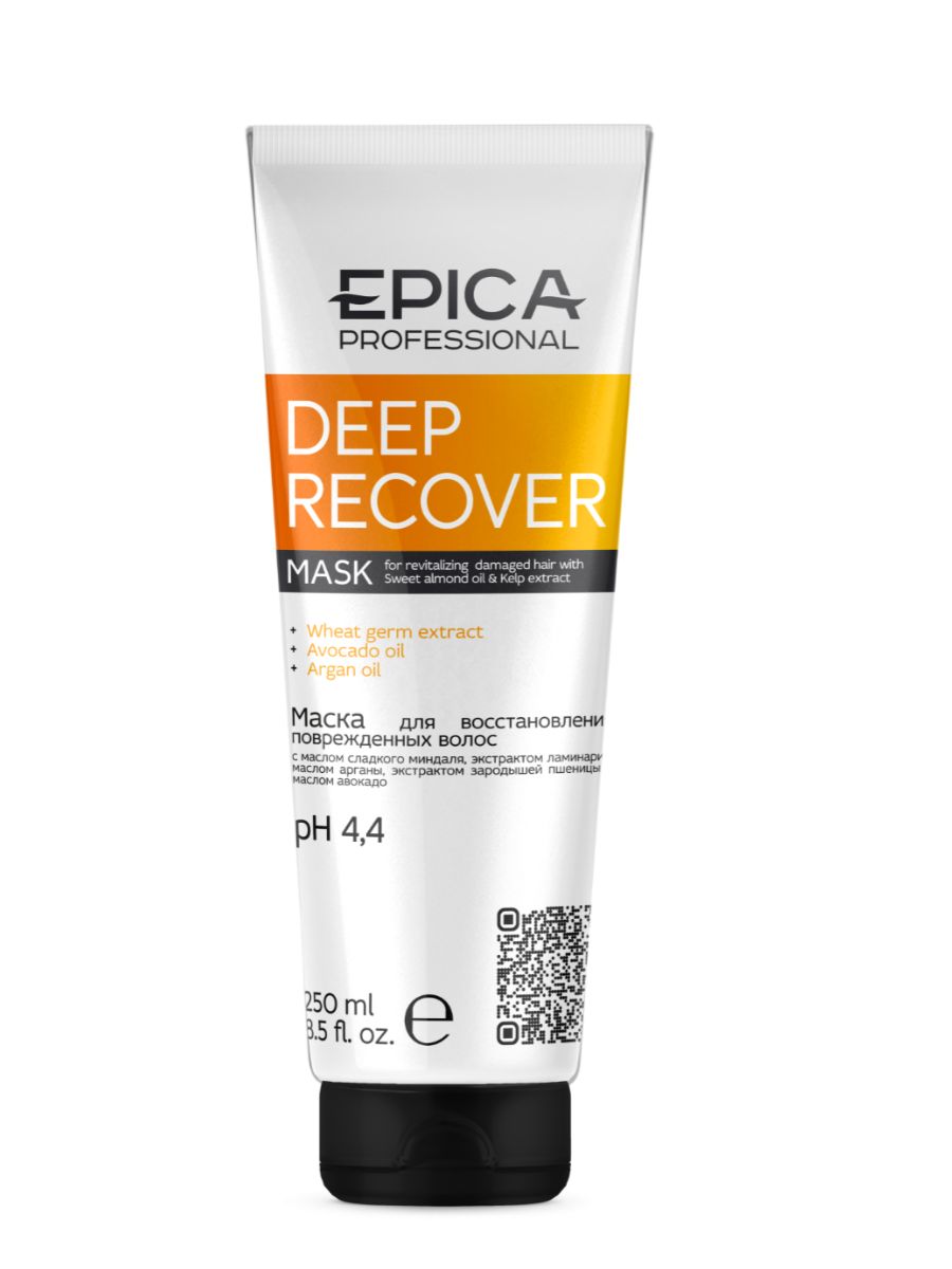 Маска для волос Epica professional. Epica professional Deep recover шампунь 300. Epica professional масло для поврежденных волос Deep recover.