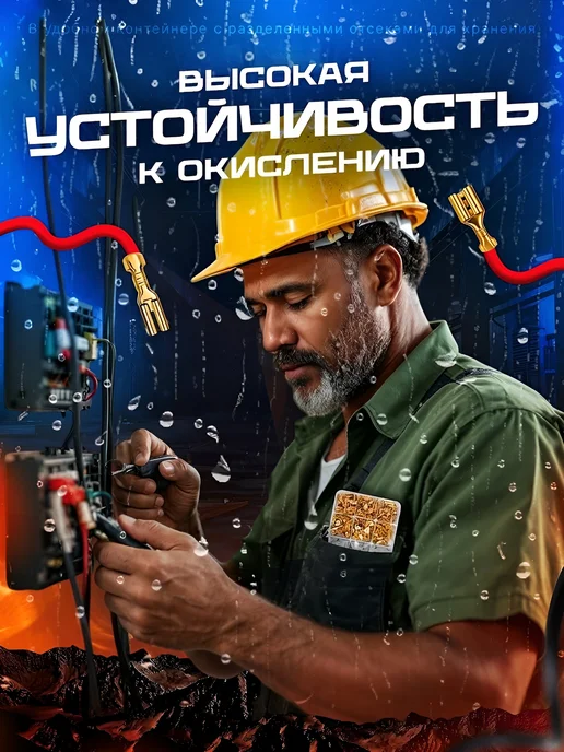 ZERVIST Клеммы для проводов обжимные 315 штук, желтый, фото 6