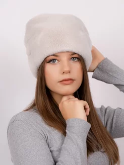 Меховая зимняя шапка бини экомех флис, с брошью Cap shop 183132519 купить за 2 349 ₽ в интернет-магазине Wildberries