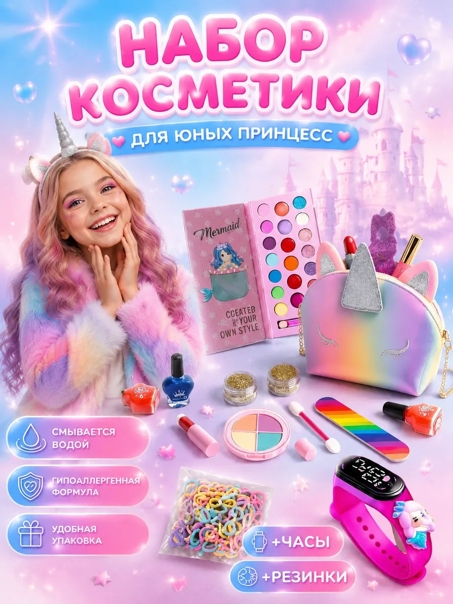 Детская декоративная косметика для девочек