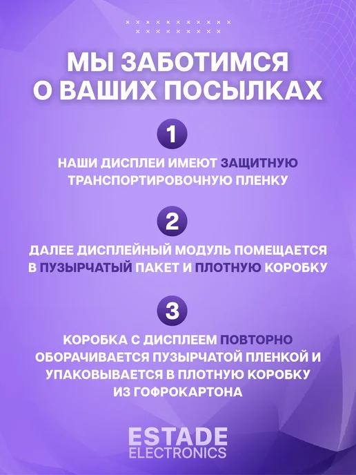 ESTADE ELECTRONICS Дисплей для Infinix Hot 12 Pro (X668C), черный, фото 5
