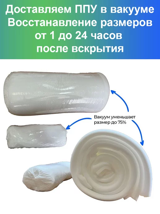 FoamLine Поролон 3 см мебельный жесткий HL4065 лист 160x200см, 160x200 см, фото 2