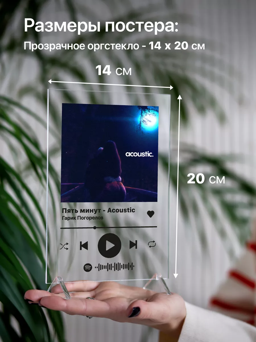 Spotify постер 14х20 Гарик Погорелов giftdose 183206311 купить за 433 ₽ в  интернет-магазине Wildberries