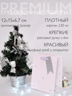 Подарочный пакет маленький 12 х 15 см YouGift 183207313 купить за 140 ₽ в интернет-магазине Wildberries