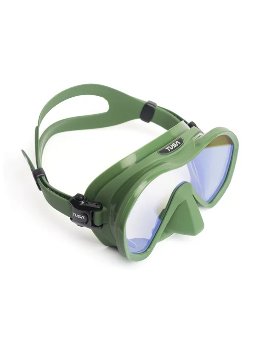 Tusa Маска для плавания взрослая ZENSEE PRO, линзы UV, зеленый, фото 6