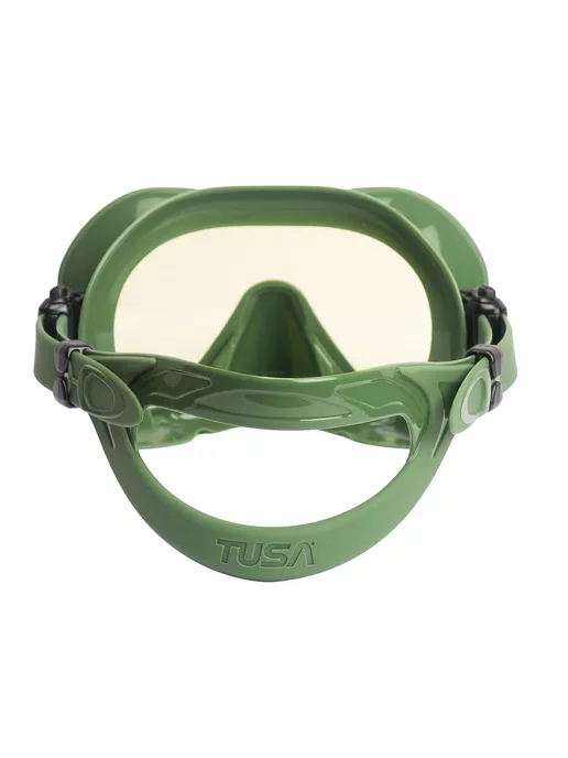 Tusa Маска для плавания взрослая ZENSEE PRO, линзы UV, зеленый, фото 8