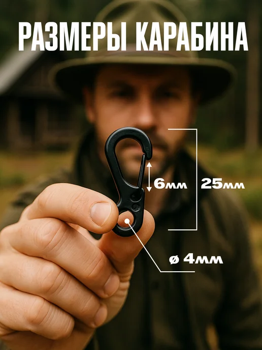 4ride Универсальные карабины для рыбалки, черный, фото 4