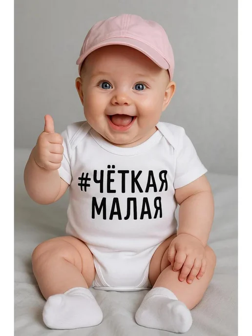 KidsTrend Боди для малышей новорожденных Четкий малой, белый, фото 2