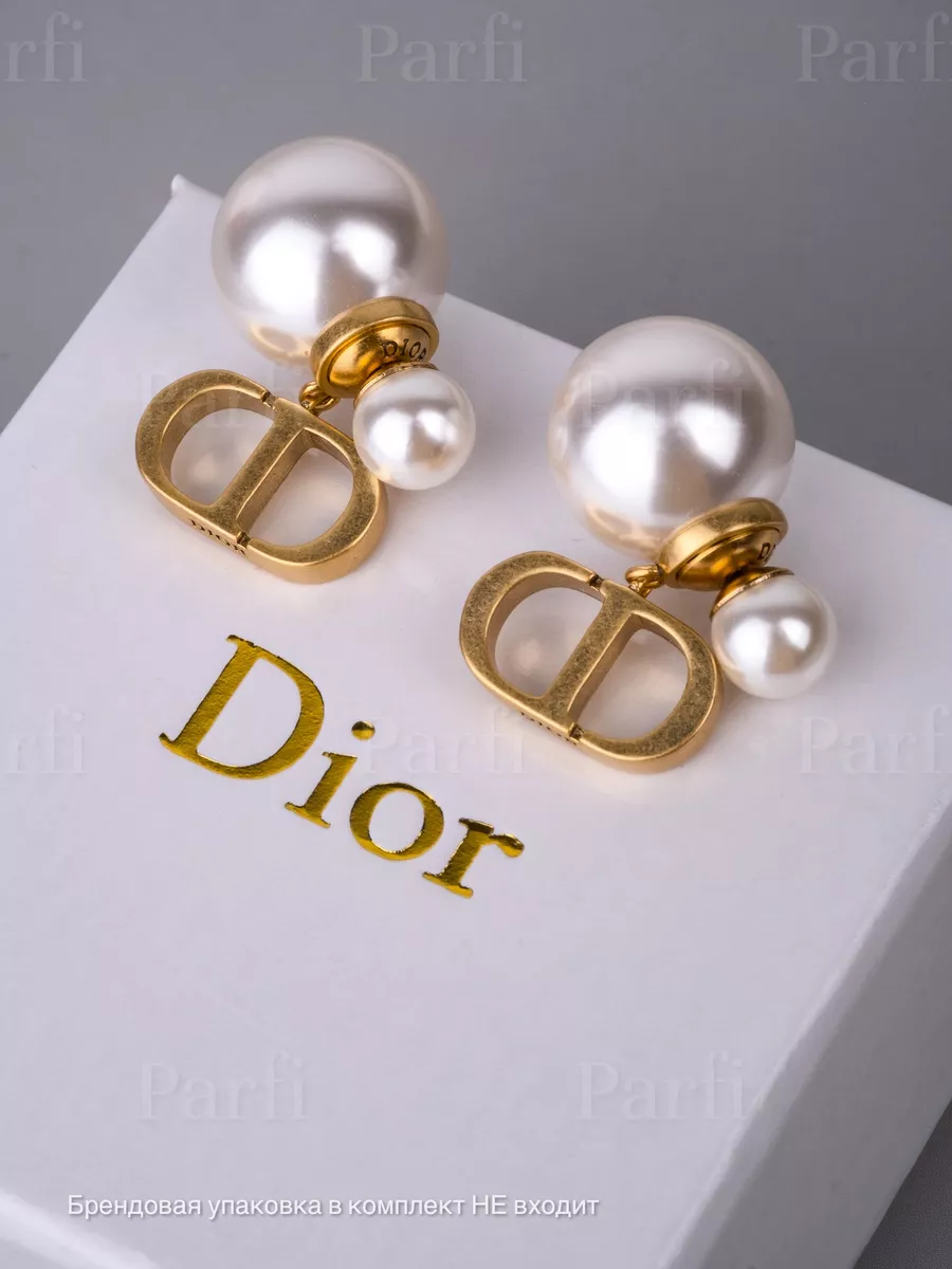 Серьги бижутерия DIOR