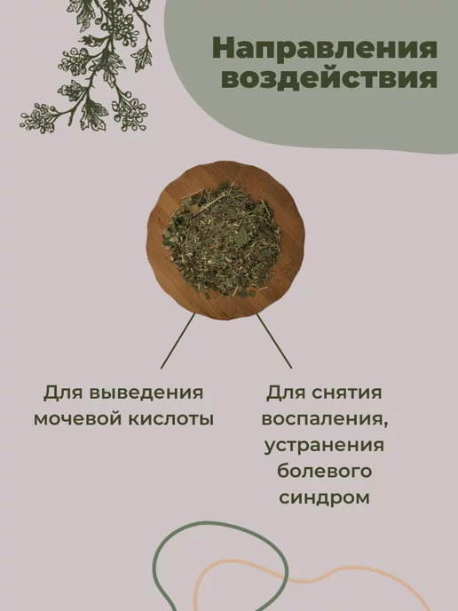 Магазин трав Земляника От подагры травяной сбор 130г, 130 г, фото 3