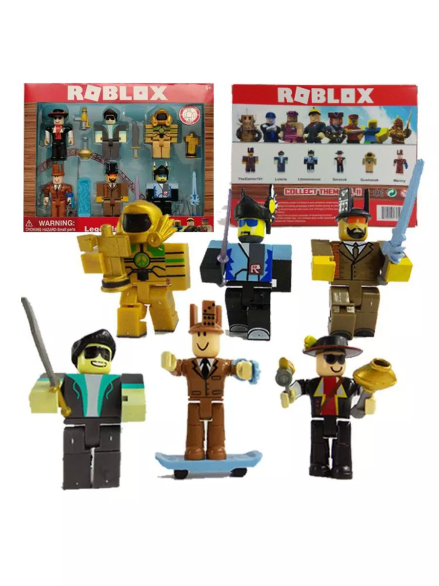 Набор Роблокс фигурки 6 персонажей Roblox 183343865 купить за 652 ₽ в  интернет-магазине Wildberries