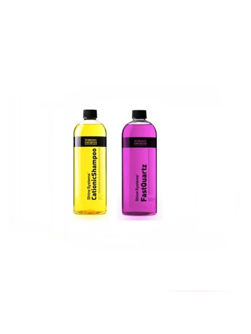 Shine Systems Набор для мойки кузова с блеском CationicShampoo +FastQuart, вариант, фото 2