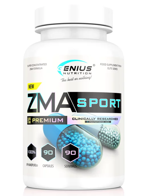 Genius Nutrition Магний Цинк Витамин В6 ЗМА 90 капс, вариант, фото 8