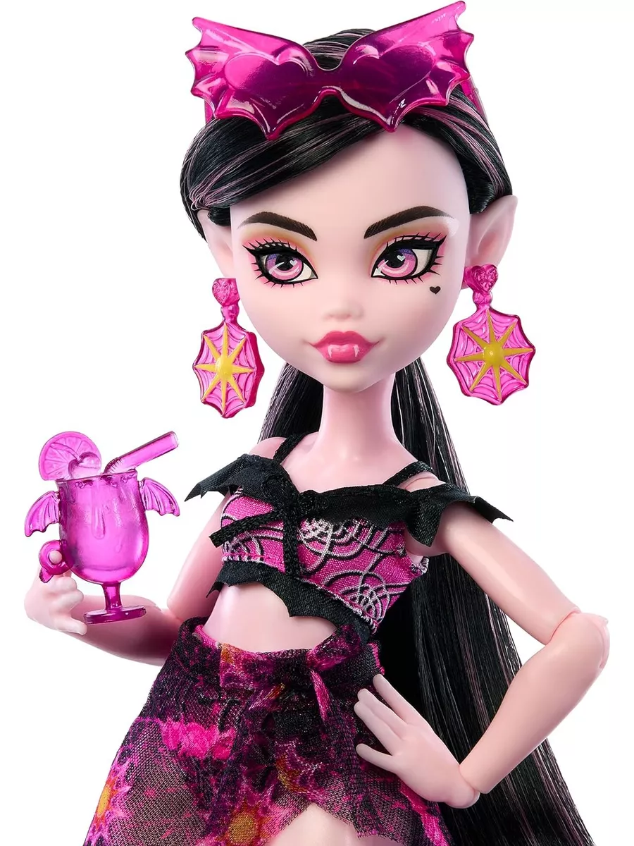 Монстр Хай Дракулаура Scare-adise Island Draculaura Monster High 183361974  купить в интернет-магазине Wildberries