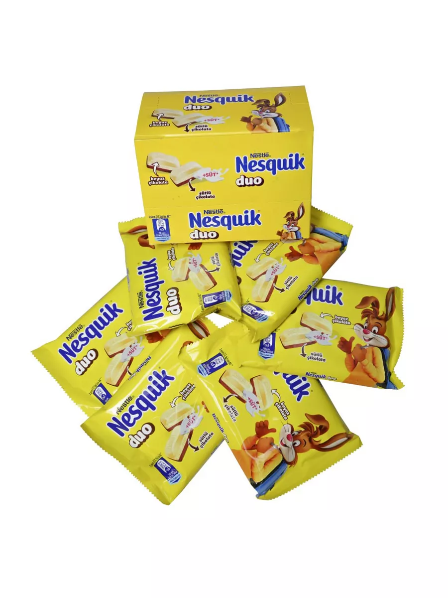 Nestle Nesquik duo 420 грамм ( 6 шт по 70грамм ) Турция