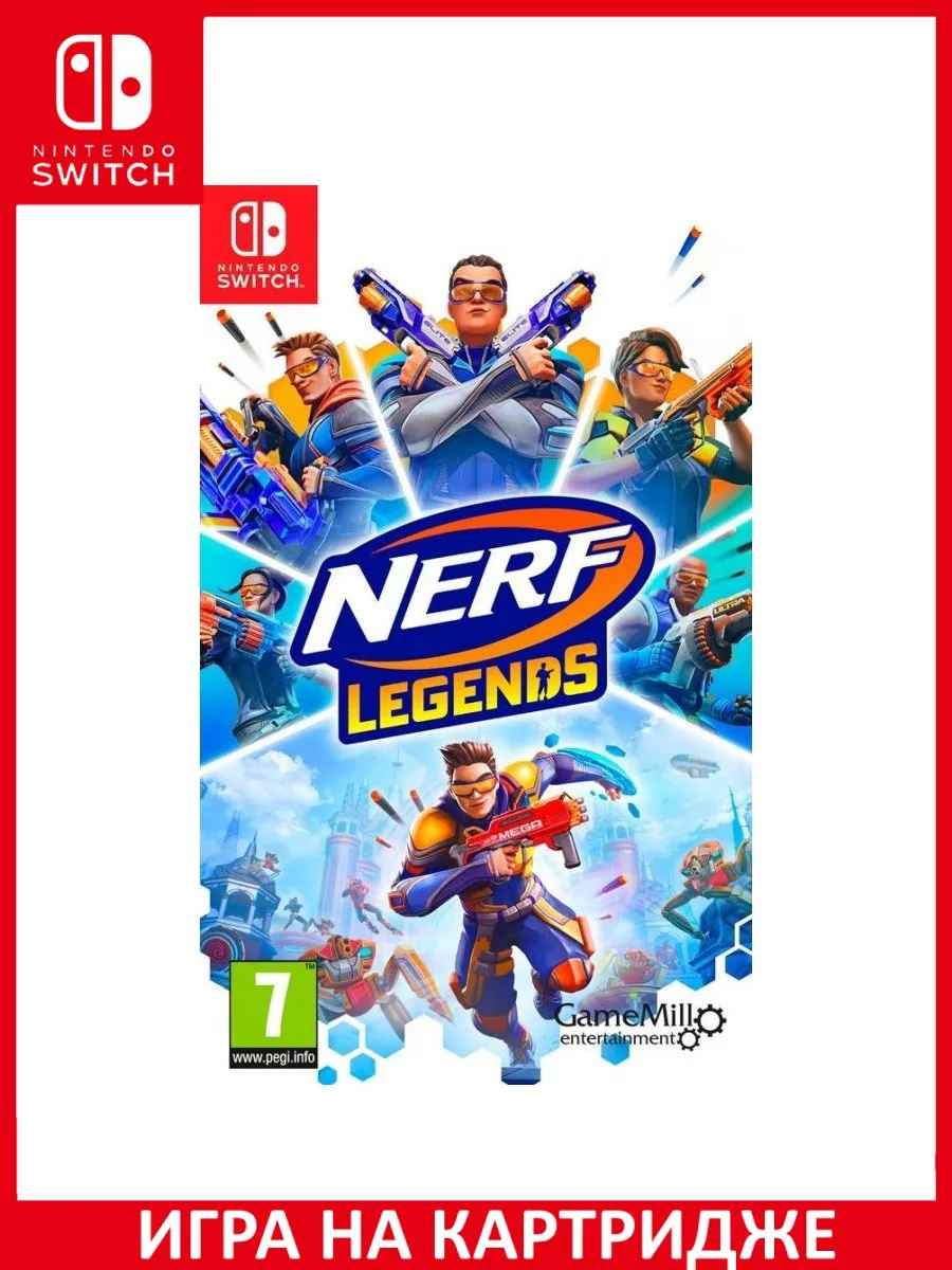 NERF Legends Легенды Нерфа Switch Картридж Игра Switch 183371014 купить за  5 620 ₽ в интернет-магазине Wildberries