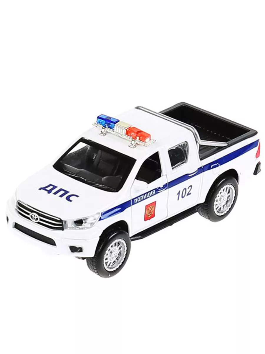 Машина Toyota Hilux Полиция 12 см HILUX-12SLPOL-WH Технопарк 183390801  купить за 730 ₽ в интернет-магазине Wildberries