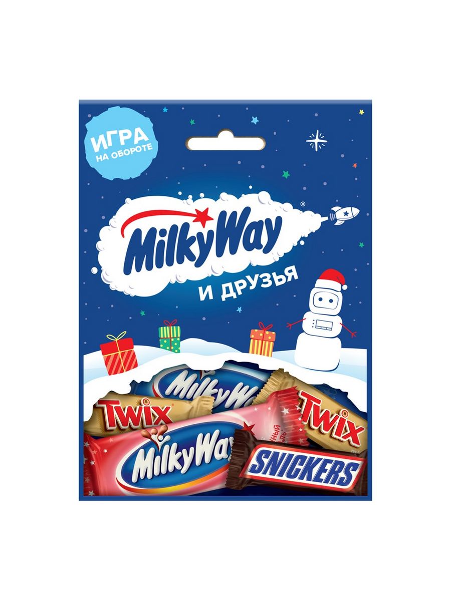 Набор новогодний Милки Вэй и Друзья, 85гр MILKY WAY 183403549 купить в  интернет-магазине Wildberries