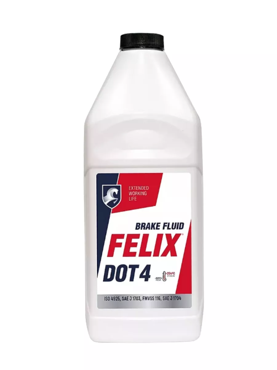 Тормозная жидкость Dot4 910 г FELIX (авто) 183408367 купить за 475 ₽ в  интернет-магазине Wildberries