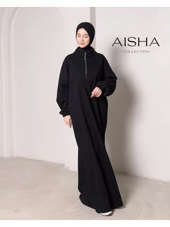 Мусульманское платье зимнее оверсайз на флисе Aisha_collection 183419650 купить за 3 496 ₽ в интернет-магазине Wildberries