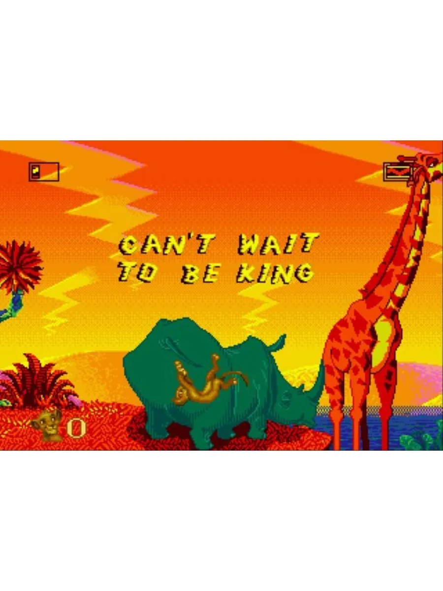 Король Лев Lion King Русская Версия 16 bit Картридж Картридж Sega 183424944  купить за 812 ₽ в интернет-магазине Wildberries