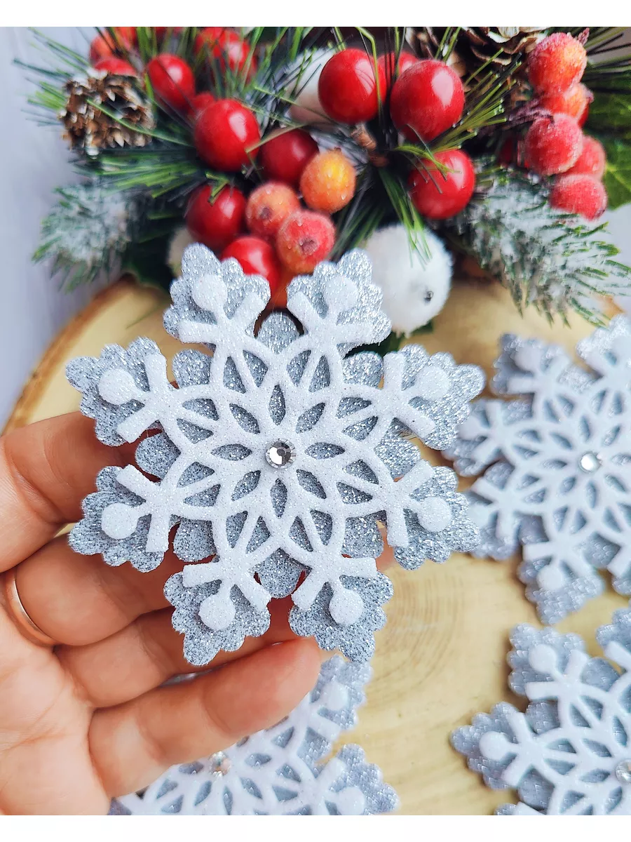 НОВОГОДНЯЯ СНЕЖИНКА КАНЗАШИ ❄️ Заколка для волос своими руками | Hanukkah wreath, Hanukkah, Wreaths