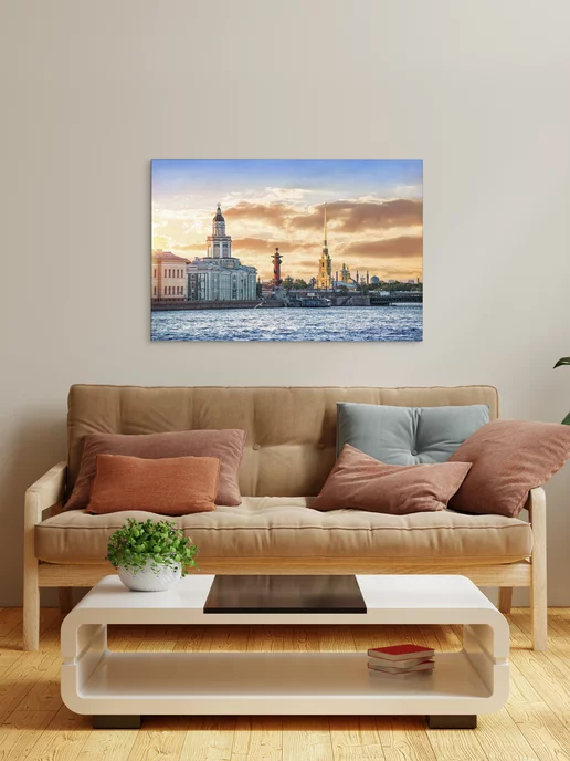 BloomHym Картина на стену Санкт-Петербург (5) 50х70 см, 50x70 см, фото 2
