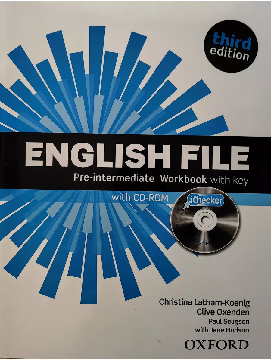 English File 3 edition Pre-Intermediate Workbook with key+CD Oxford  University Press 183513952 купить в интернет-магазине Wildberries