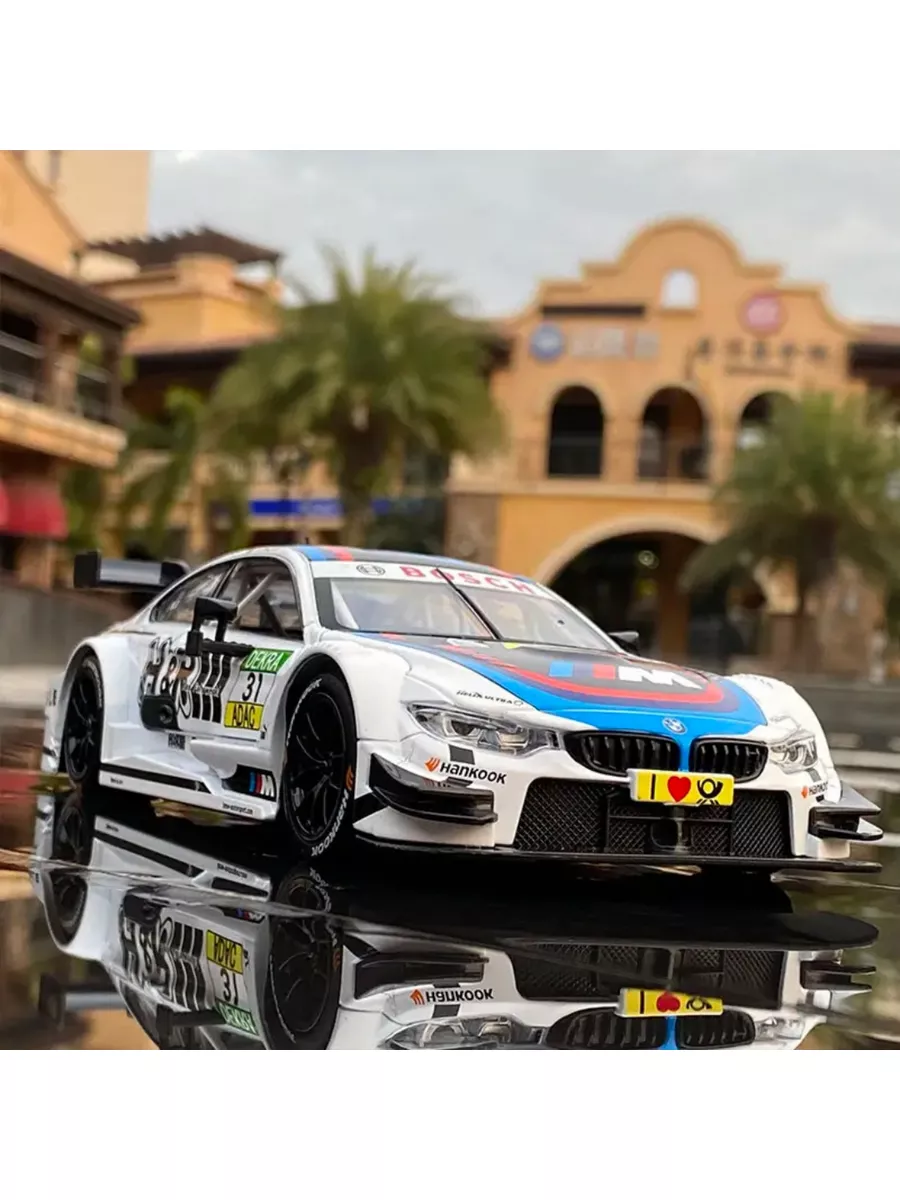 Модель автомобиля BMW M4 DTM, белая, 1/24 21 см в боксе бальдр 183544863  купить за 1 493 ₽ в интернет-магазине Wildberries