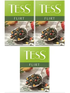 Чай зеленый Flirt 100гр 3шт TESS 183560295 купить за 333 ₽ в интернет-магазине Wildberries