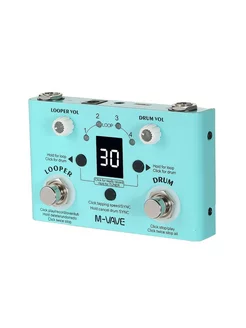 Педаль эффектов для электрогитары M-VAVE LOOPER DRUM QUINCE 183579401 купить за 4 345 ₽ в интернет-магазине Wildberries