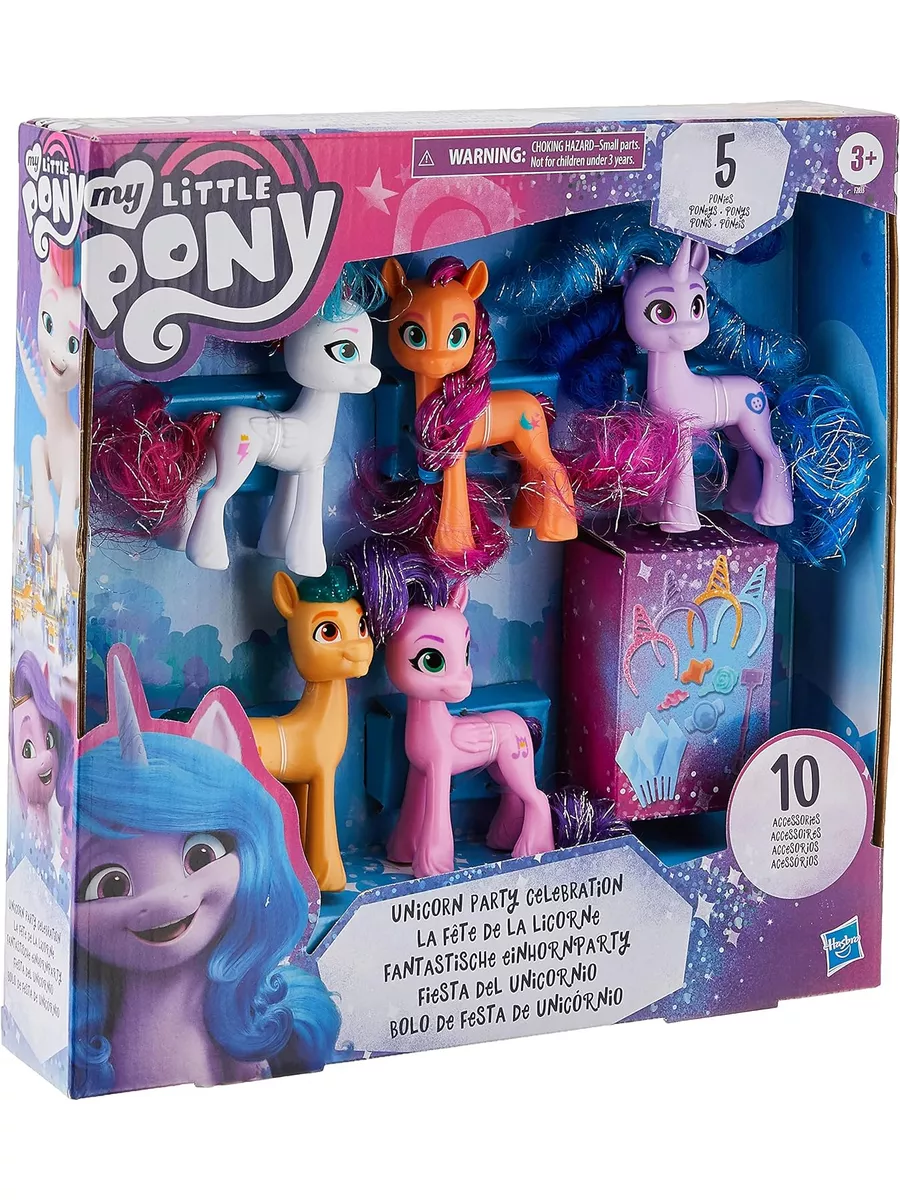 Игровой набор My Little Pony новое поколение, 5 фигурок My Little Pony  183617433 купить за 3 036 ₽ в интернет-магазине Wildberries