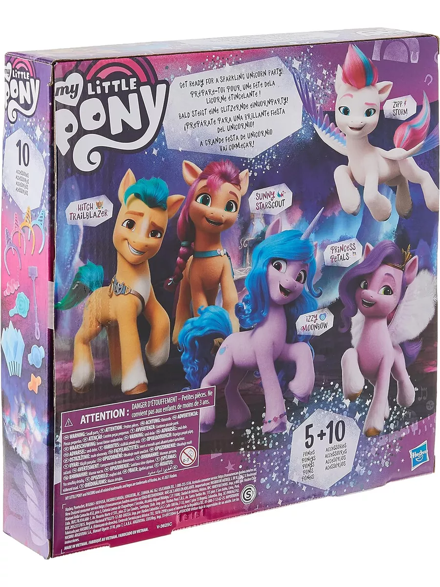 Игровой набор My Little Pony новое поколение, 5 фигурок My Little Pony  183617433 купить за 3 036 ₽ в интернет-магазине Wildberries