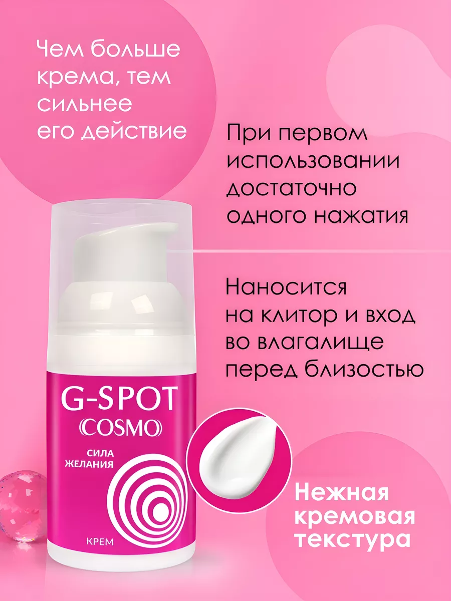 Стимулирующий интимный крем Cosmo G-spot для женщин Биоритм 183645639  купить за 700 ₽ в интернет-магазине Wildberries