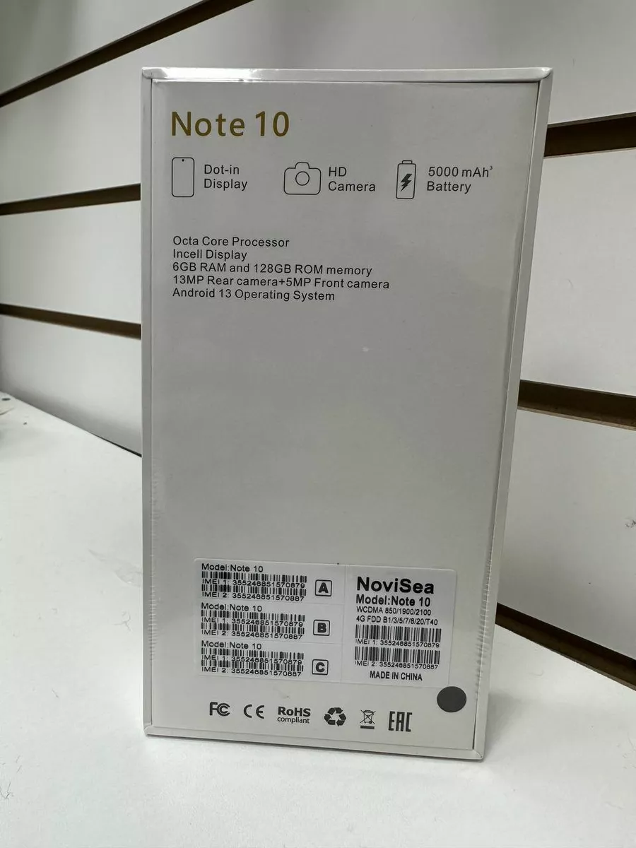 Смартфон NoviSea Note 10 6G/128Gb NoviSea 183690380 купить в  интернет-магазине Wildberries