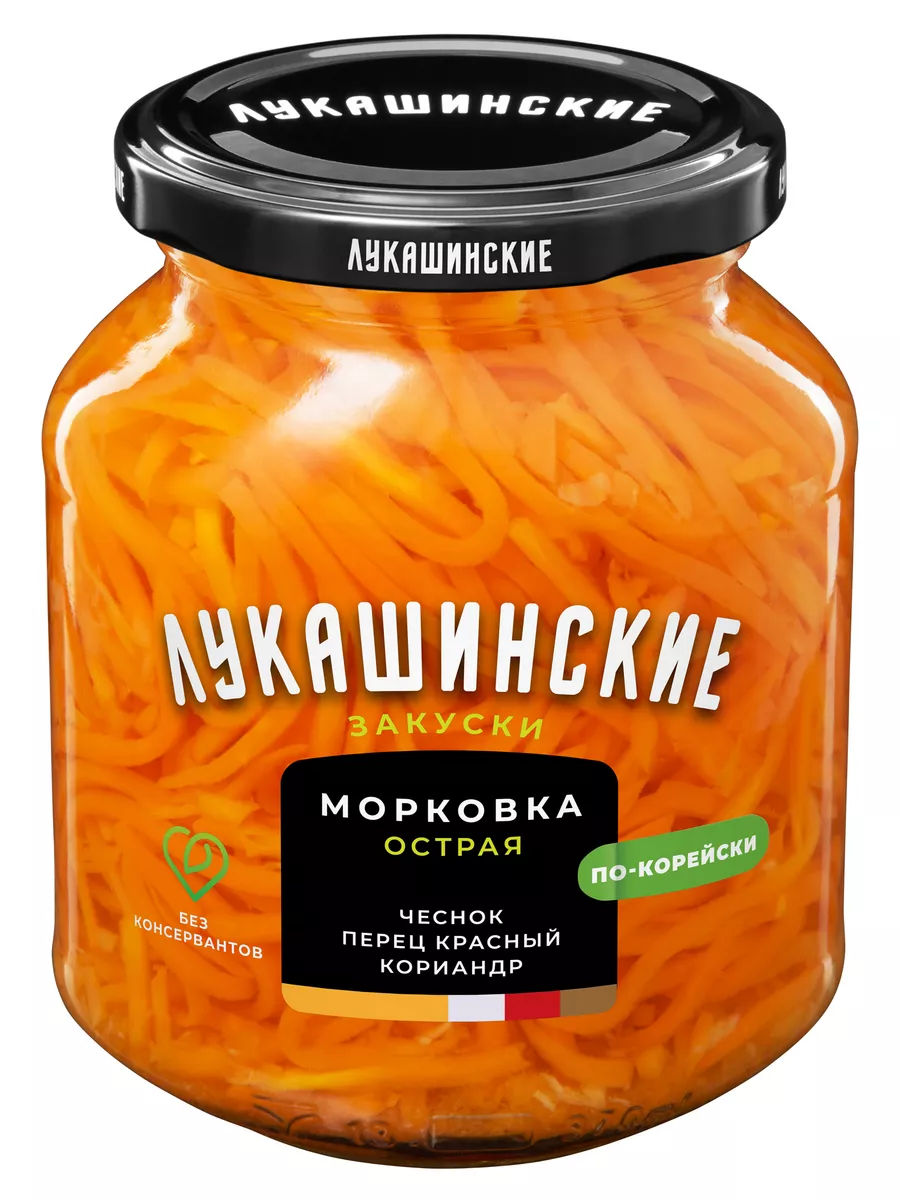 Морковка по-Корейски острая 340г