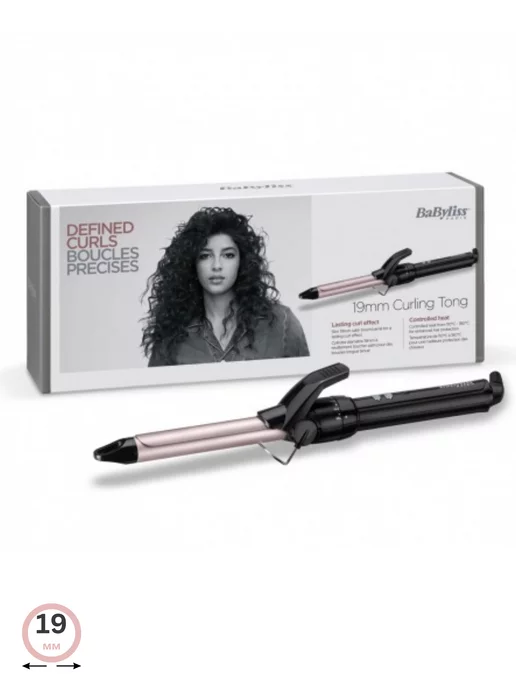 Babyliss Плойка для локонов профессиональная 19 мм- щипцы для завивки